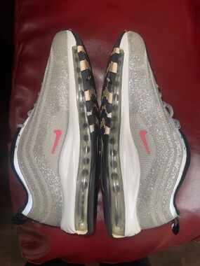 Nike Air Max 97 Silver Glitter Sneakers